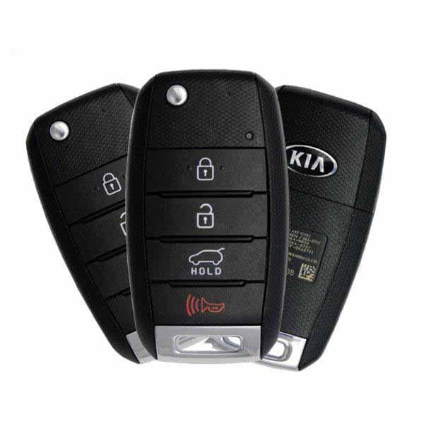 3 X 2014-2019 Kia Soul / 4-Button Flip Key Pn: 95430-B2100 Osloka-875T (Bundle Of 3)