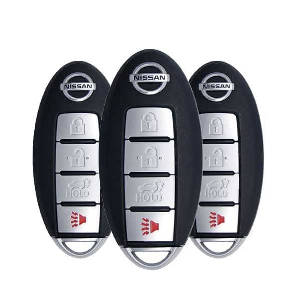 3 X 2015-2017 Nissan Murano / Pathfinder 4-Button Smart Key Pn: S180144323 Kr5S180144014 (Bundle Of