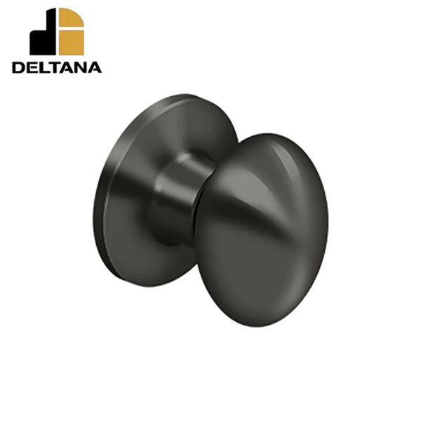 Deltana - Egg Knob Dummy - Universal Handing - Optional Finish