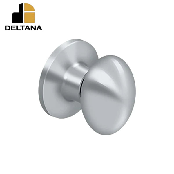 Deltana - Egg Knob Dummy - Universal Handing - Optional Finish
