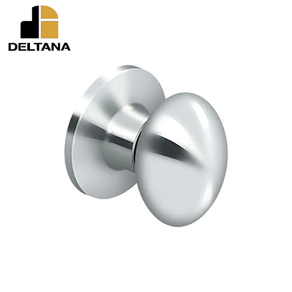 Deltana - Egg Knob Dummy - Universal Handing - Optional Finish