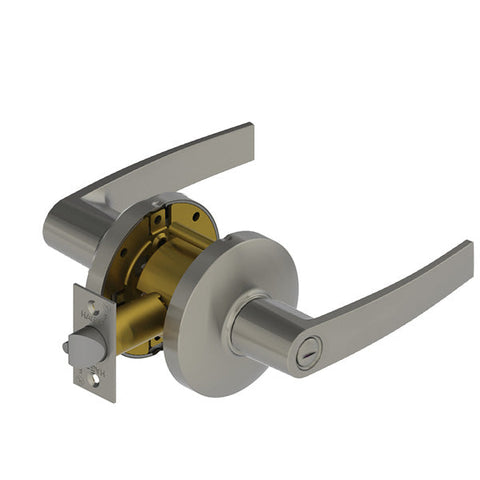 Hager - 3440 - Lever - Privacy - 2-3/4" Satin Chrome - Optional Lever