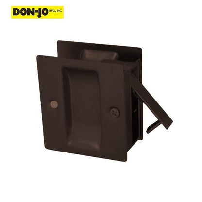 Don-Jo - PDL 100 - Pocket Door Lock - 2-1/2" Width - Optional Finish - UHS Hardware