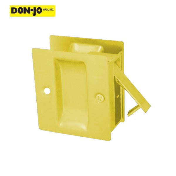 Don-Jo - PDL 100 - Pocket Door Lock - 2-1/2" Width - Optional Finish - UHS Hardware