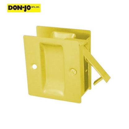 Don-Jo - PDL 100 - Pocket Door Lock - 2-1/2" Width - Optional Finish - UHS Hardware