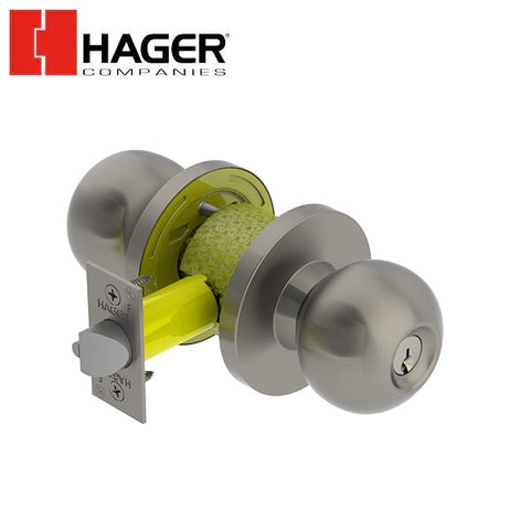Hager - 3580 - Lever - Storeroom - 2-3/4" - Optional Finish - Optional Trim - Optional Keyway