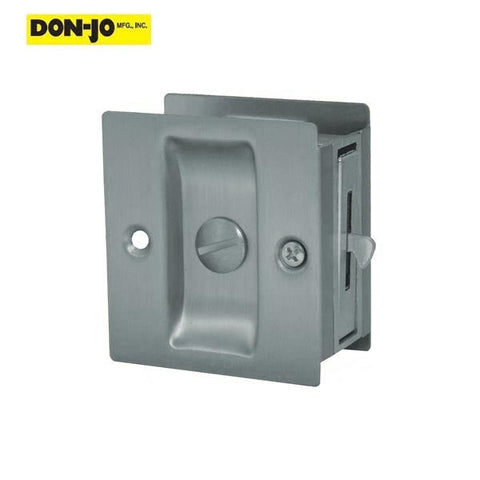 Don-Jo - PDL 101 - Pocket Door Lock - 2-1/2" Width - Optional Finish - UHS Hardware