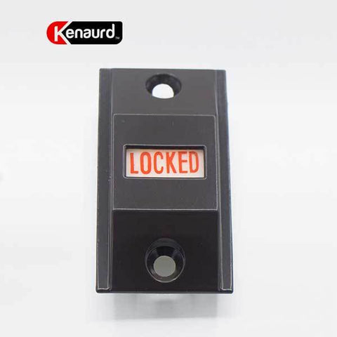 Commercial Storefront Lock Indicator - Anodized Bronze (DURA) - UHS Hardware