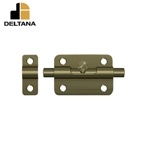 Deltana - 3" Barrel Bolt - Optional Finish