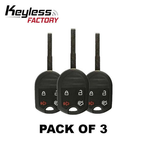 3 x 2015-2019 Ford / 4-Button HS Remote Head Key / CWTWB1U793 / (Bundle of 3) - UHS Hardware