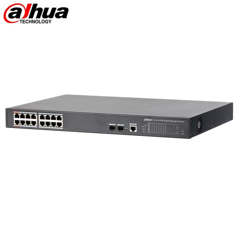 Dahua / Accessories / PoE Switch / 16 Port / DH-PFS4218-16GT-240 - UHS Hardware