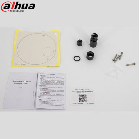 Dahua / IP Camera / 4MP Dome / 2.8 mm Fixed Lens / WDR / IP67 / IK10 / Starlight  / 5 Year Warranty / DH-N43AL52 - UHS Hardware