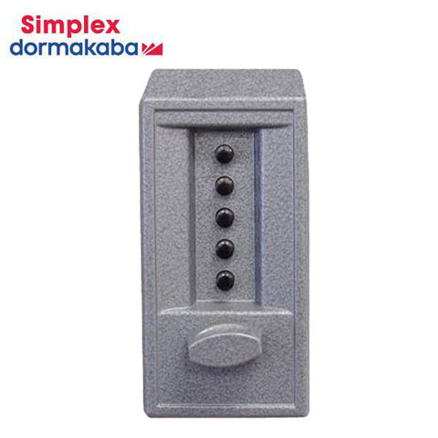 Simplex - 6204 - Pushbutton Cylindrical Keyless Lock - 2¾" Backset - Optional Finish - UHS Hardware