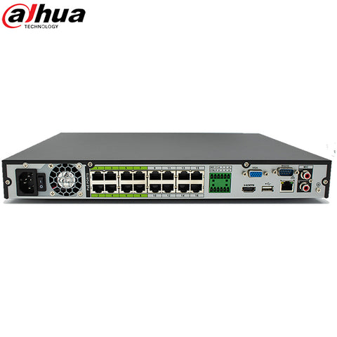 Dahua / 16-Channel / 4K / PoE NVR / 2 SATA / 4TB HDD / DH-NVR5216-16P-I 4TB - UHS Hardware