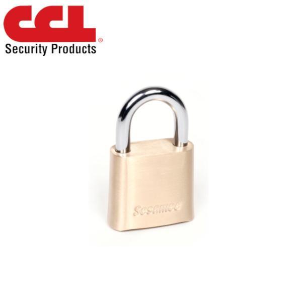 CCL K436 4-Dial Resettable Brass Body Padlock w/ Brass Internal Parts - UHS Hardware