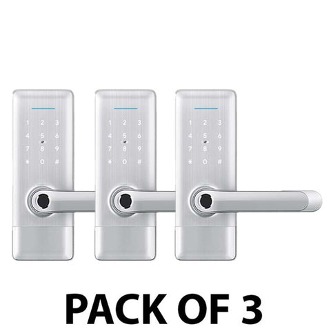3 x DeGuard Pro - Premium Electronic Keyless Entry Smart Lever Set ...