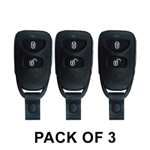 3 x 2006-2008 Hyundai Accent / 3-Button Keyless Entry Remote / PN: 95430-1E011 / PLNHM-T002 (AFTERMARKET) ﻿(Pack of 5) - UHS Hardware