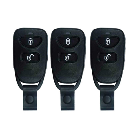 3 x 2006-2008 Hyundai Accent / 3-Button Keyless Entry Remote / PN: 95430-1E011 / PLNHM-T002 (AFTERMARKET) ﻿(Pack of 5) - UHS Hardware
