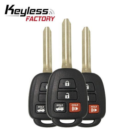 2014-2018 Toyota Camry / 4-Button Remote Head Key / HYQ12BDM (H Chip) - UHS Hardware