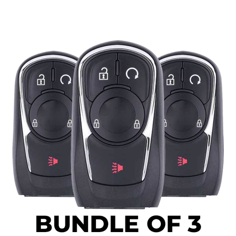 3 x 2018-2020 Buick Regal / 4-Button Smart Key / HYQ4EA (BUNDLE OF 3) - UHS Hardware