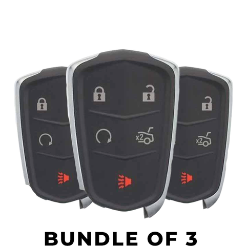 3 x 2014-2019 Cadillac / 5-Button Smart Key / HYQ2AB (BUNDLE OF 3) - UHS Hardware