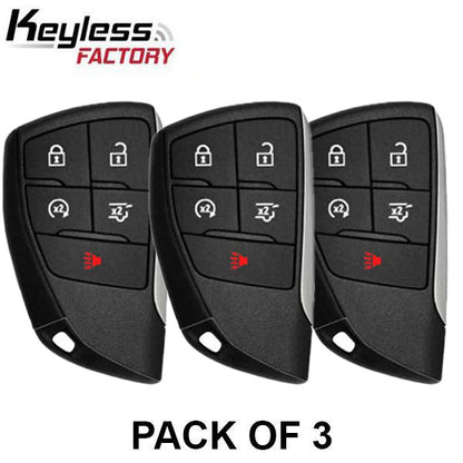 3 x 2021-2022 Buick Envision GMC Yukon Chevrolet Tahoe Suburban / 5-Button Smart Key / PN: 13537956 / HUFGM2718 (AFTERMARKET) (Pack of 3) - UHS Hardware