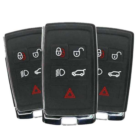 3 x 2010-2020 Jaguar / Land Rover / 5-Button Smart Key / KOBJTF10A / 315 MHz (AFTERMARKET) (Bundle of 3) - UHS Hardware