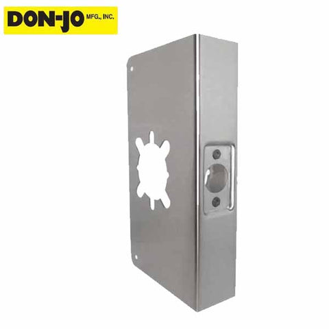 Don-Jo - Wrap Plate #4-2 HD - 2-3/4" - 1-3/4" Doors - Silver (4-S-2-CW) - UHS Hardware