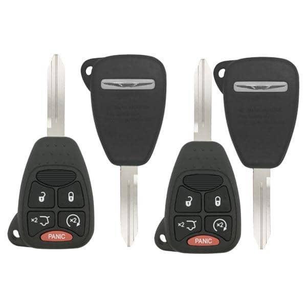 4 X 2007-2013 Chrysler Aspen Sebring 200 / 5-Button Remote Head Key Pn: 68273344Aa Oht692427Aa (Oem)
