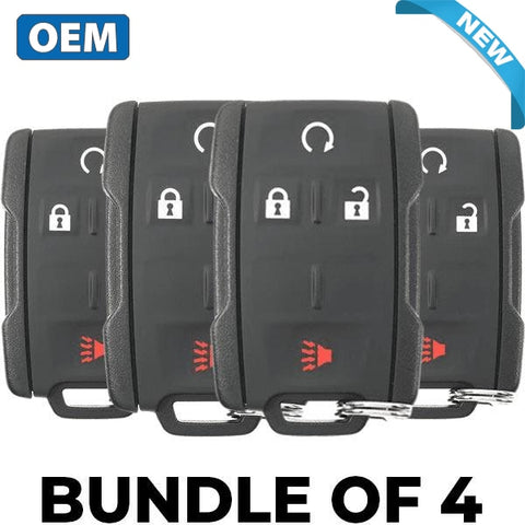 4 X 2014-2019 Gm / 4-Button Keyless Entry Remote Pn: 22881480 M3N32337100 (Bundle Of 4)