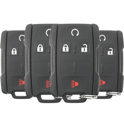 4 X 2014-2019 Gm / 4-Button Keyless Entry Remote Pn: 22881480 M3N32337100 (Bundle Of 4)