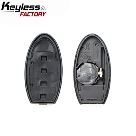 2013-2019 Nissan 4-Button Smart Key SHELL for KR5S180144014 (SKS-NIS-40144) - UHS Hardware