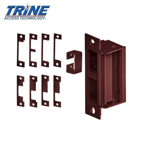 Trine - 4100CDBM - 4-7/8” Electric Strike - One Box Solution - 8 Faceplates - Fire Rated ANSI - Optional Finish - Grade 1 - UHS Hardware