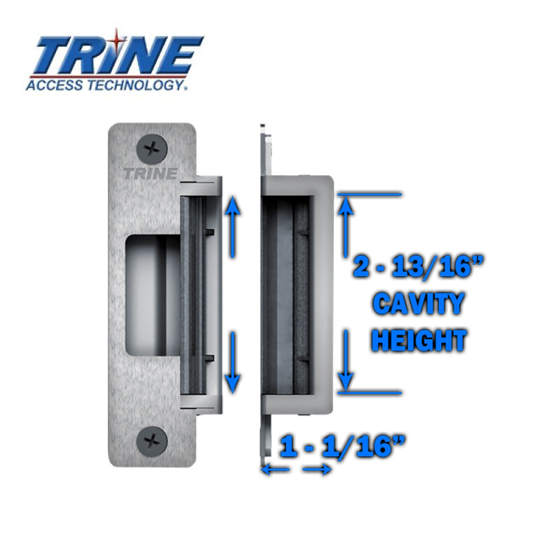Trine - 4200 - 2-3/16" Electric Strike - One Box Solution - Stainless Steel - Grade 1 - UHS Hardware