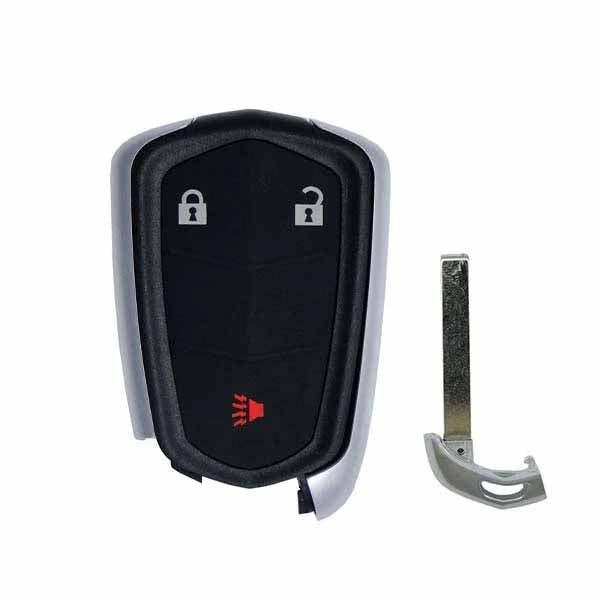 2014-2019 Cadillac / 3-Button Smart Key SHELL for HYQ2AB / HYQ2EB  (SKS-CAD-016) - UHS Hardware