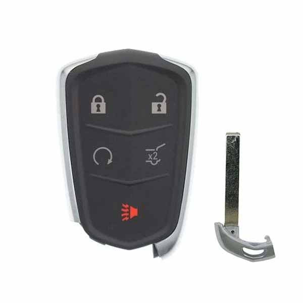 2015-2019 Cadillac 5-Button Smart Key SHELL for HYQ2AB / HYQ2EB (SKS-CAD-017) - UHS Hardware