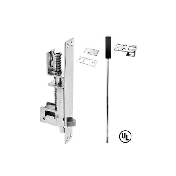 Don-Jo - 1560 - Automatic Flush Bolt - 6-3/4" Length - 1" Width - UHS Hardware