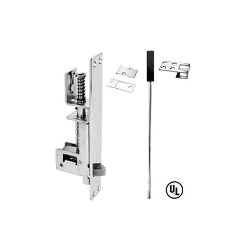 Don-Jo - 1560 - Automatic Flush Bolt - 6-3/4" Length - 1" Width - UHS Hardware