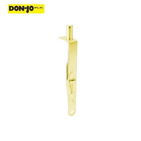 Don-Jo - 1640R - Flush Bolt - 6" Length - 3/4" Width - Optional Finish - UHS Hardware