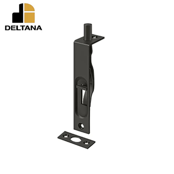 Deltana - 4" Flush Bolt - Heavy Duty - Optional Finish