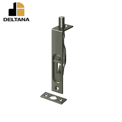Deltana - 4" Flush Bolt - Heavy Duty - Optional Finish