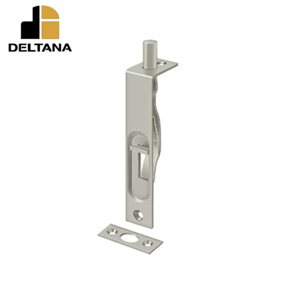 Deltana - 4" Flush Bolt - Heavy Duty - Optional Finish