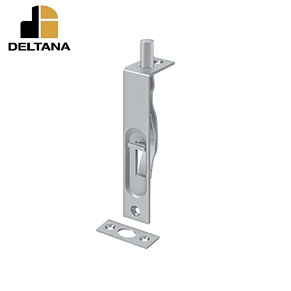 Deltana - 4" Flush Bolt - Heavy Duty - Optional Finish
