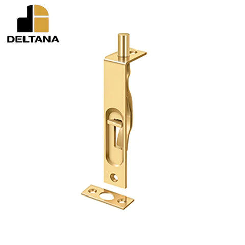 Deltana - 4" Flush Bolt - Heavy Duty - Optional Finish