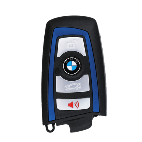 2013-2018 BMW 7 / 5 / 3 Series / 4-Button Smart Key / YGOHUF5767 / FEM / 433 Mhz - Blue Trim (OEM Refurb) - UHS Hardware