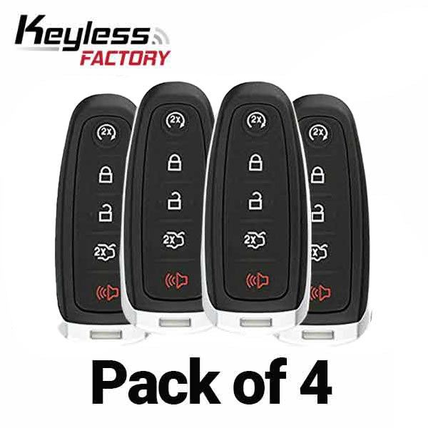 2011-2020 Ford / 5-Button PEPS  Smart Key  / PN: 164-R8092 / M3N5WY8609 (Bundle of 4) - UHS Hardware