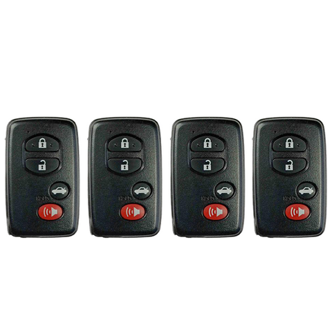 2009-2014 Toyota Avalon Camry / 4-Button Smart Key w/ Trunk / PN:  89904-06131/ HYQ14AEM (AFTERMARKET) (BUNDLE OF 4) - UHS Hardware