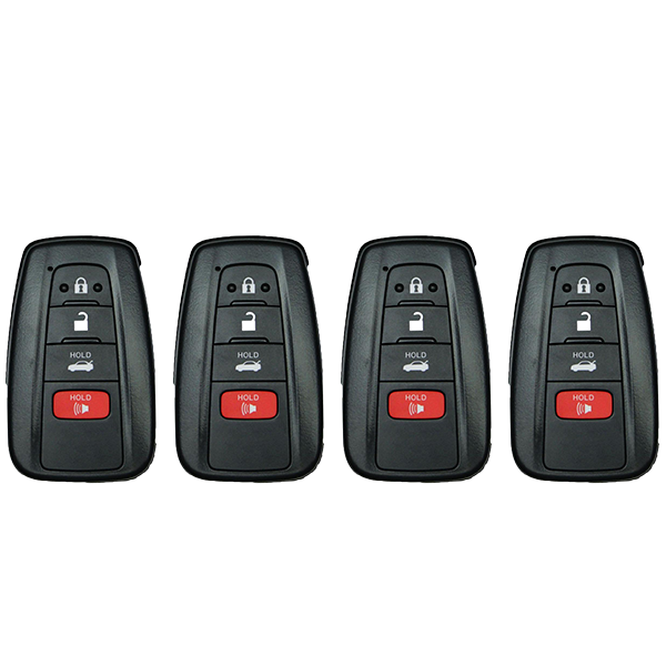 2019 Toyota Avalon / 4-Button Smart Key / HYQ14FBE / 0410 (AFTERMARKET) (BUNDLE OF 4) - UHS Hardware