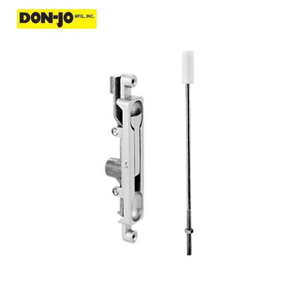 Don-Jo - 1551 - Aluminum Door Flush Bolt - 4-1/4" Length - 15/16" Width - UHS Hardware