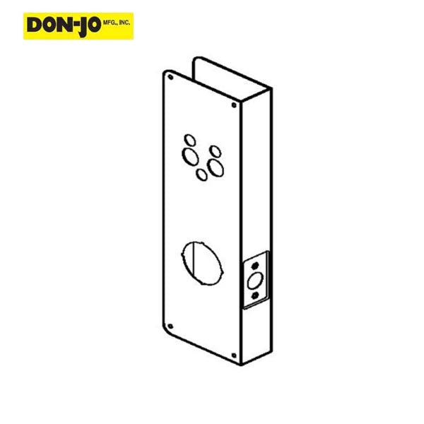 Don-Jo - 5100 CW - Wrap Around - 15" Height - 2-3/4" Backset - UHS Hardware